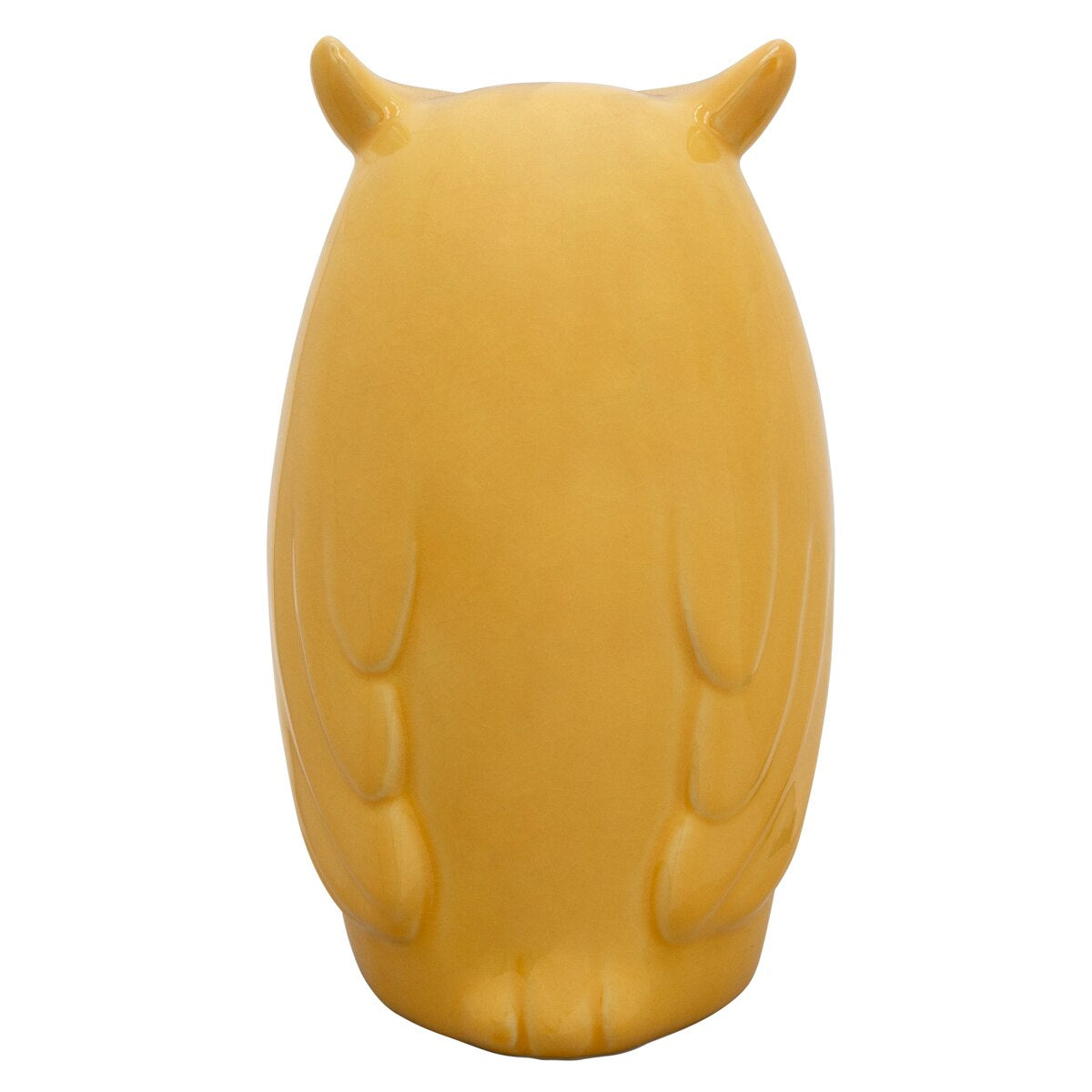 10" Owl Decor, Yellow