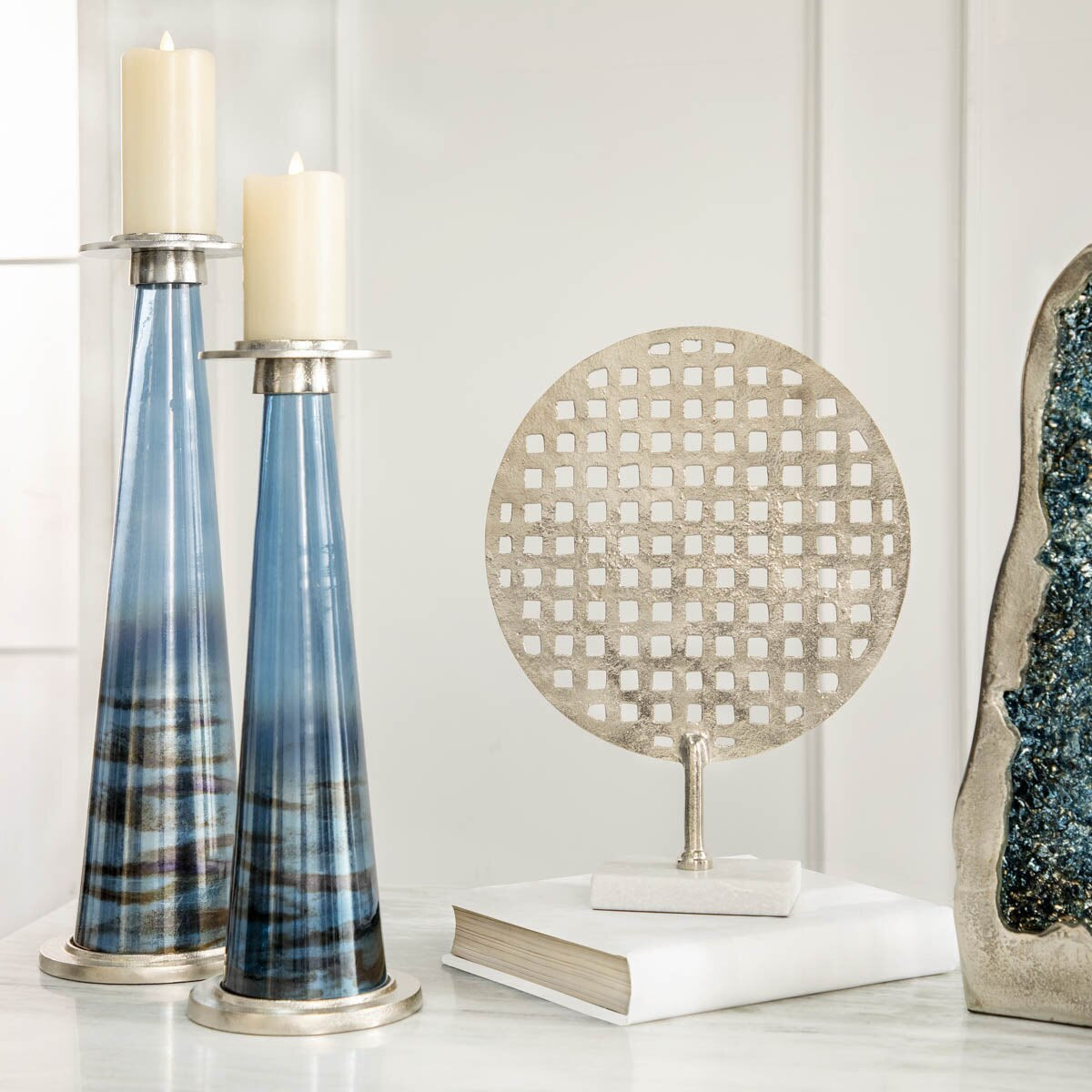 22"h Pillar Holder, Clear