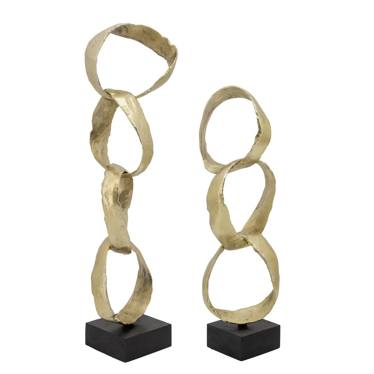 20"h Stacking Rings, Gold