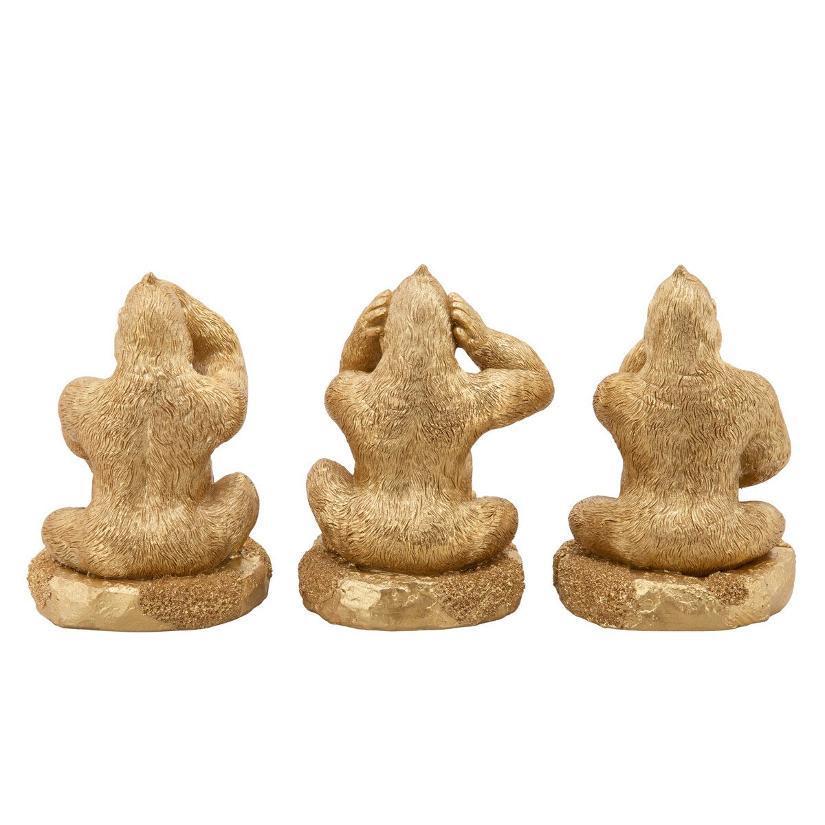Resin, S/3 Hear, Speak, See No Evil Gorillas, Gold