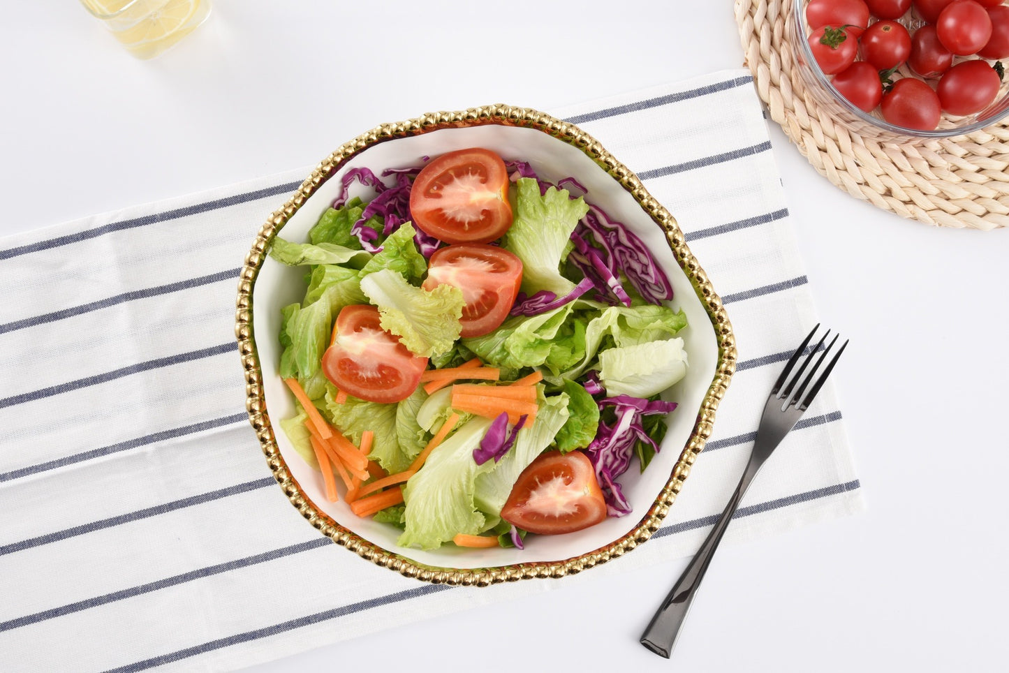 PAMPA BAY LARGE SALAD BOWL IN GOLDEN SALERNO