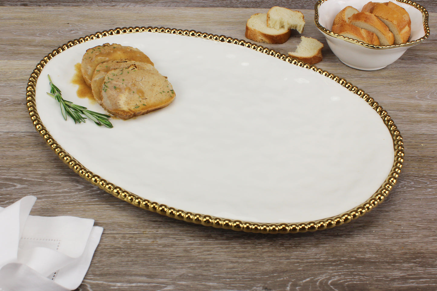 PAMPA BAY LARGE OVAL PLATTER