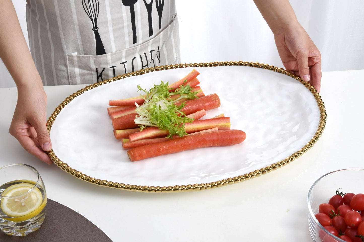 PAMPA BAY LARGE OVAL PLATTER