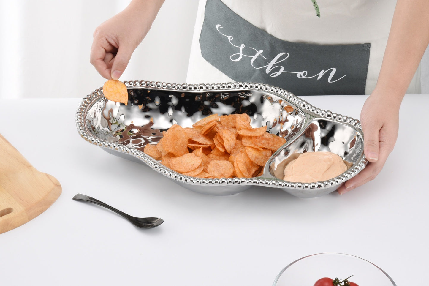 PAMPA BAY 2 SECTION SERVING PIECE