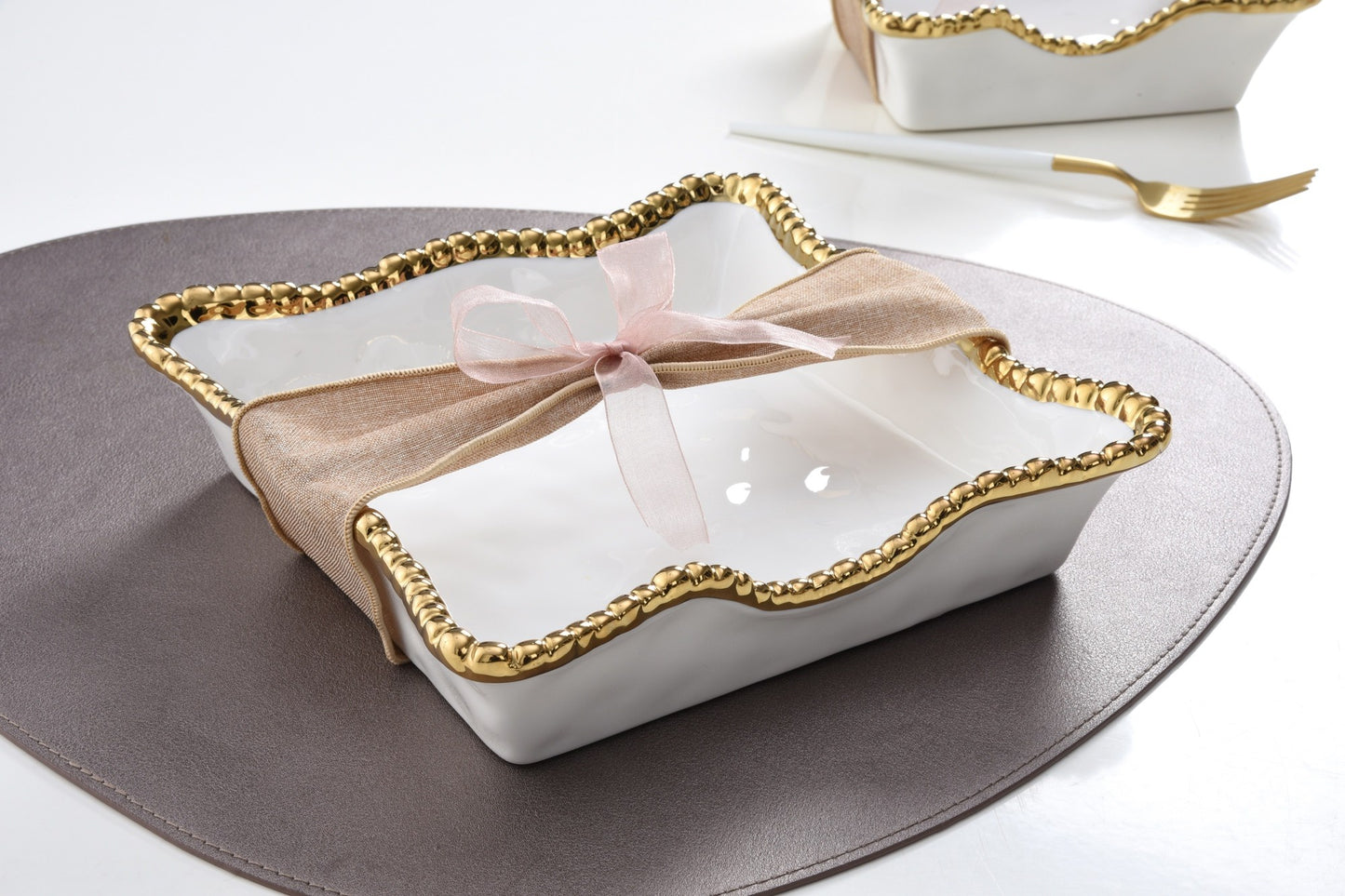 PAMPA BAY LUNCHEON NAPKIN HOLDER IN GOLDEN SALERNO