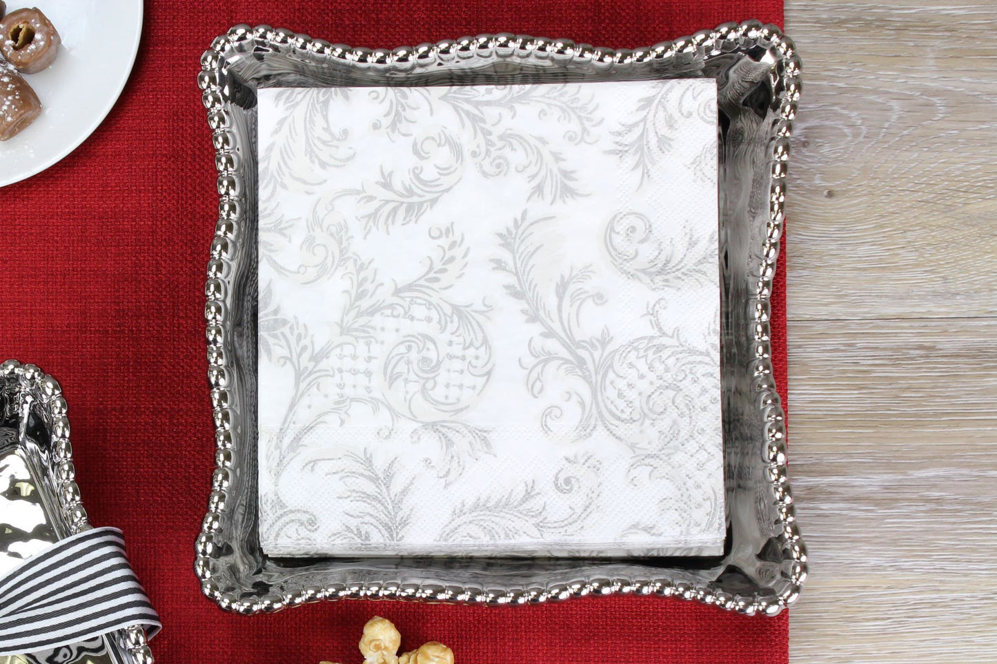 PAMPA BAY LUNCHEON NAPKIN HOLDER IN SILVER