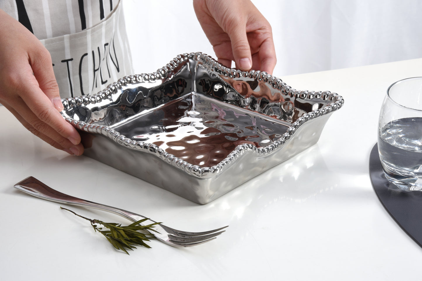 PAMPA BAY LUNCHEON NAPKIN HOLDER IN SILVER