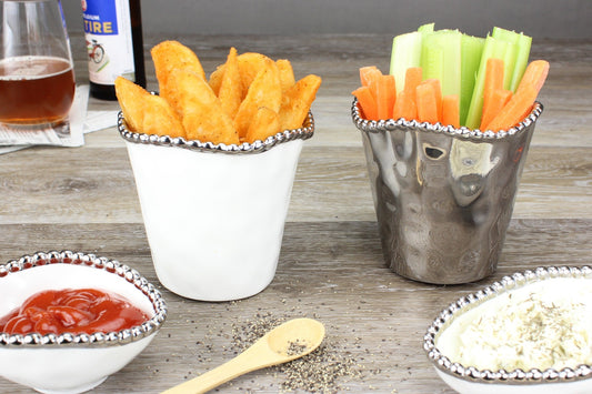 PAMPA BAY SMALL CACHEPOT ? SILVER