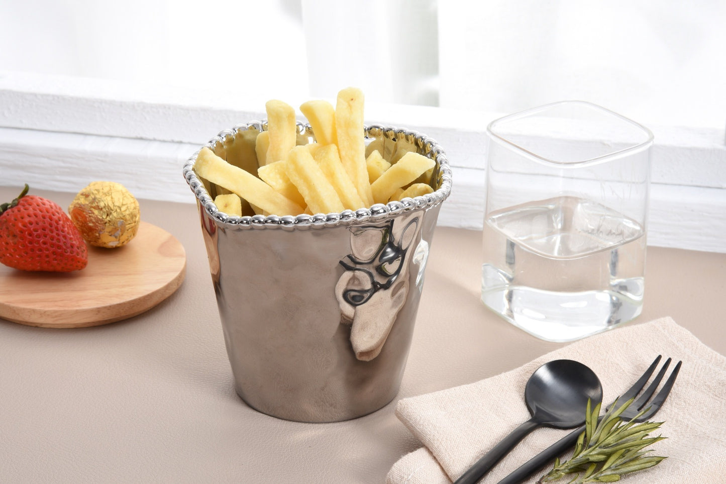 PAMPA BAY SMALL CACHEPOT ? SILVER