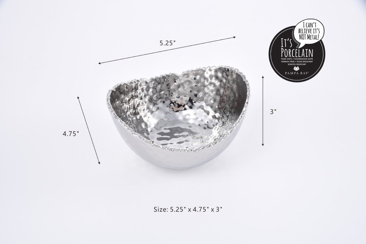 Pampa Bay Small Oval Bowl