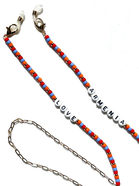 Love Armenia Eyeglass- Mask Chain