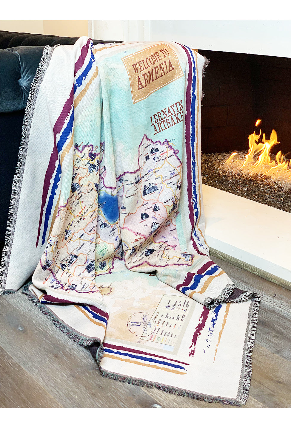 Journey to Armenia Throw/ Blanket
