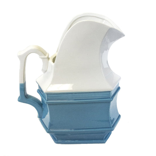 Decorative Ceramic Pitcher, White