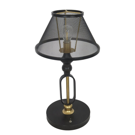 Industrial Led Table Lamp W/shade