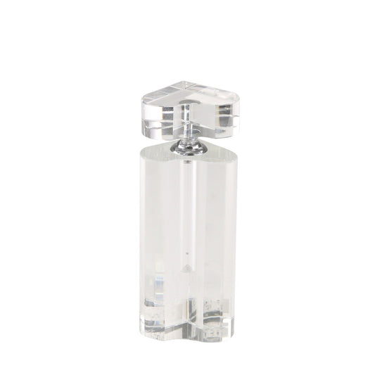 Crystal Heart Perfume Bottle 5.75"