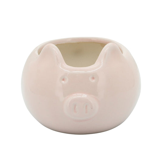 Pig Planter, 7" Blush