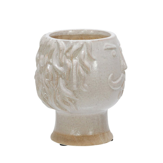 6" Grandpa Face Planter, Ivory