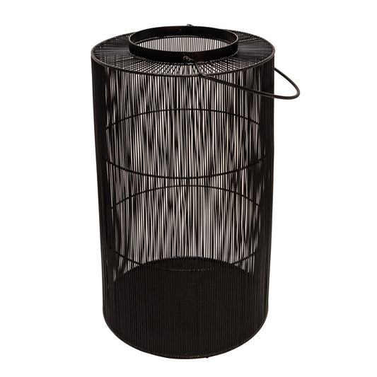 Metal 26" Wire Lantern, Black