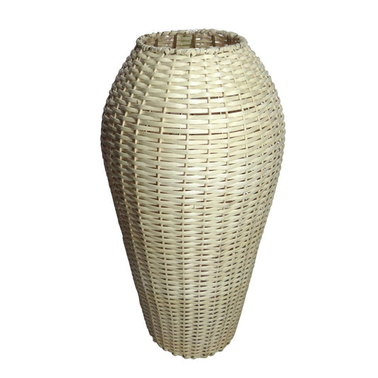 Wicker, 21"h Decorative Vase, Natural