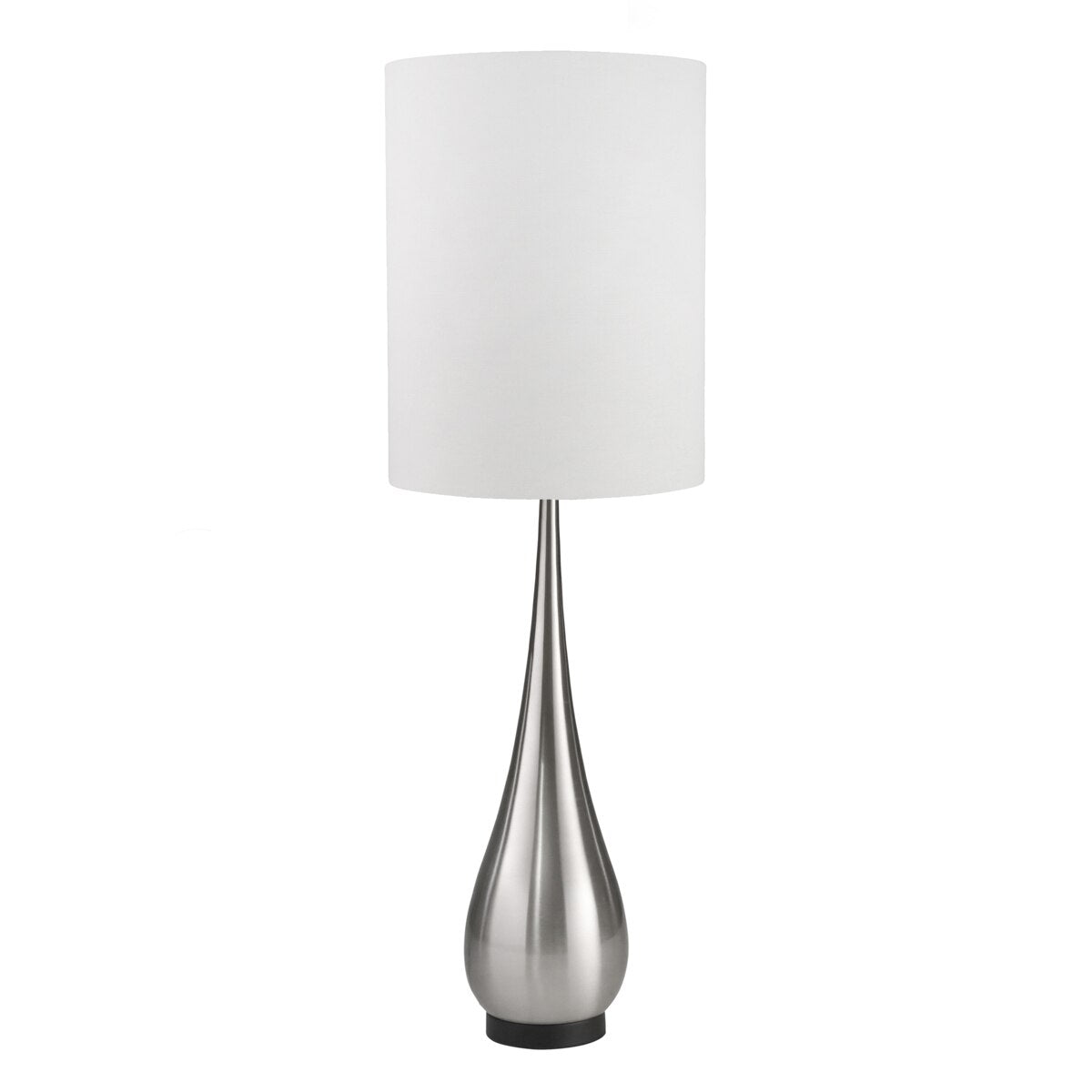 Metal 33" Teardrop Table Lamp,silver