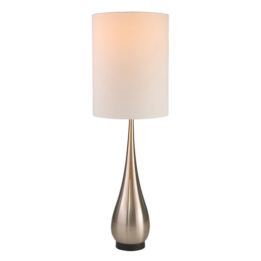 Metal 33" Teardrop Table Lamp,silver