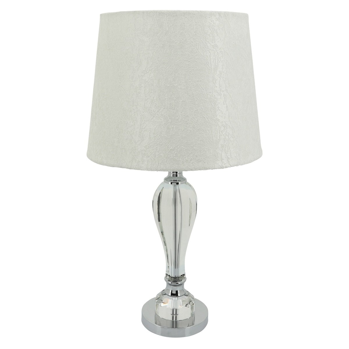 Crystal 23.75" Bulb Table Lamp, Clear