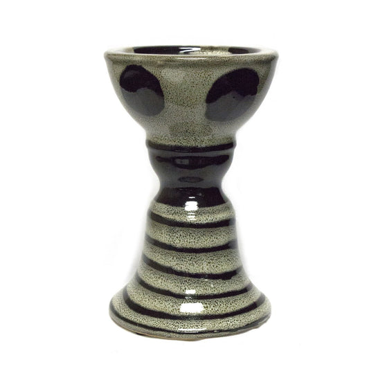 Candle Holder, Gray/black