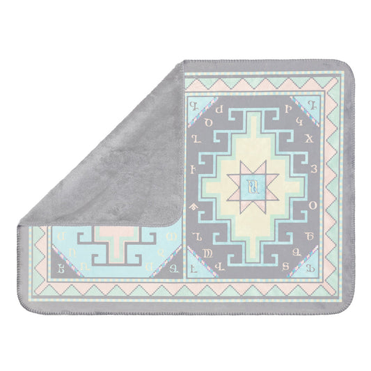 Armenian Alphabet Unisex Baby Blanket