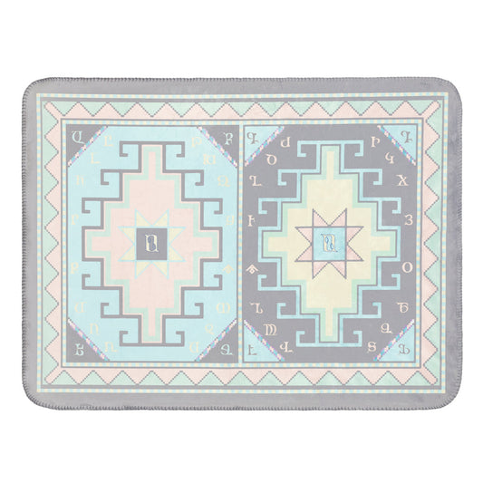 Armenian Alphabet Unisex Baby Blanket