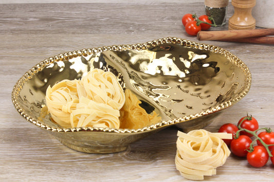 PAMPA BAY TWO-SECTION SERVING BOWL IN MONACO