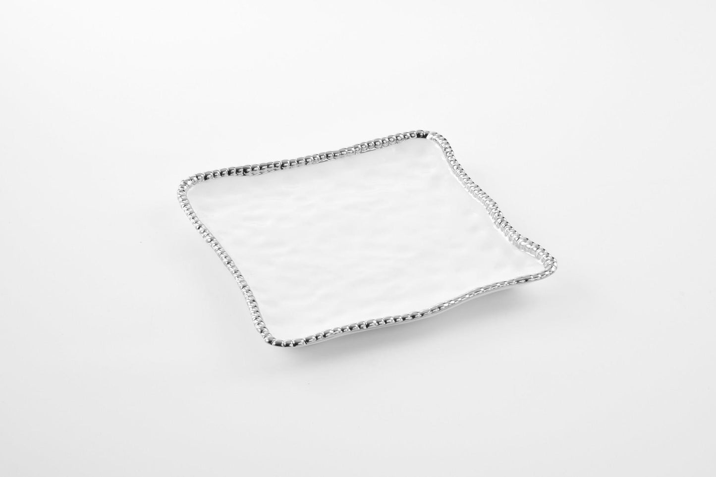 PAMPA BAY SQUARE SERVING PLATTER  IN WHITE