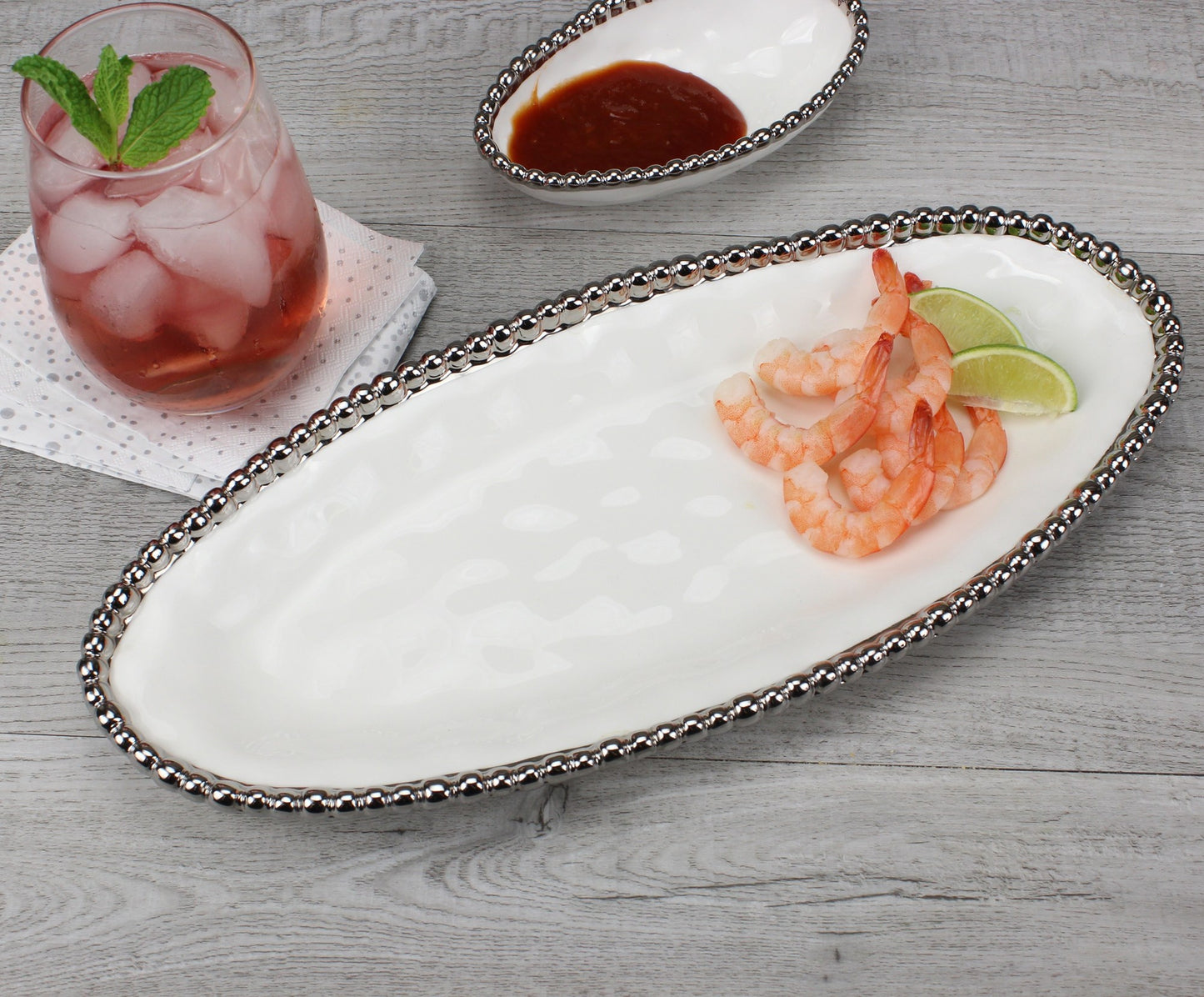 PAMPA BAY OVAL SERVING PIECE