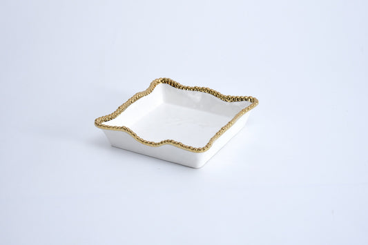PAMPA BAY LUNCHEON NAPKIN HOLDER IN GOLDEN SALERNO