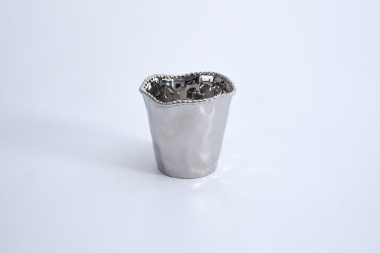 PAMPA BAY MEDIUM CACHEPOT ? SILVER