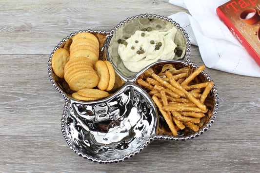 PAMPA BAY 4 SECTION BOWL SILVER