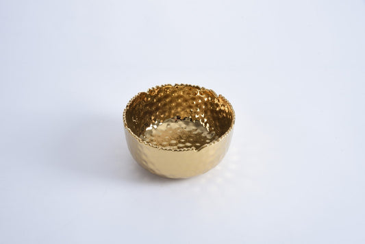 Pampa Bay Gold Medium Round Bowl
