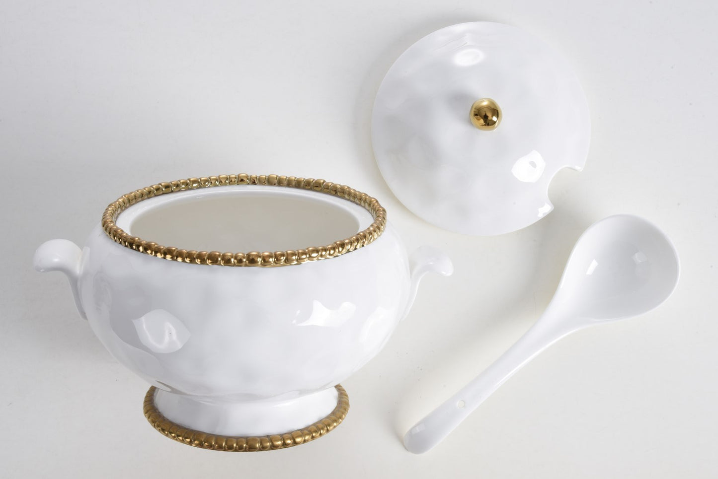 PAMPA BAY SOUP TUREEN & LADLE