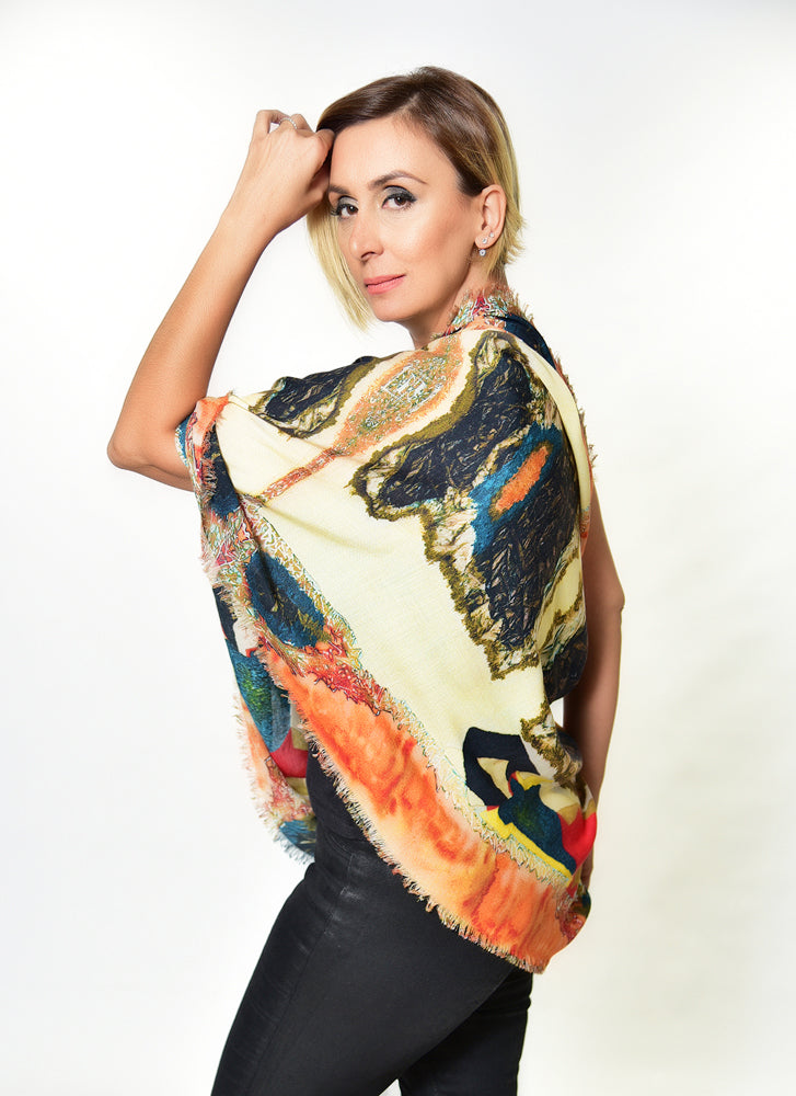 "The Lady in Peridome" Scarf