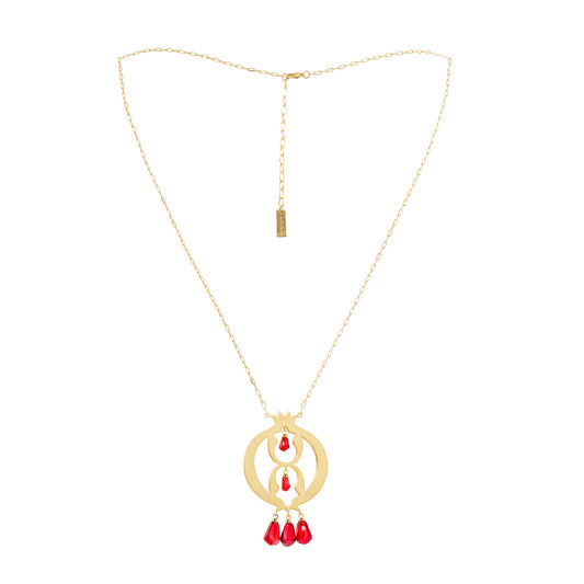 Pomegranate long Necklace