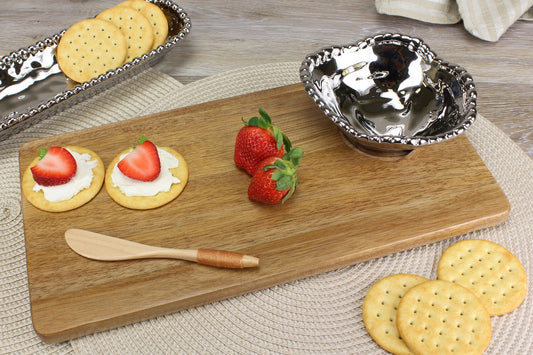 PAMPA BAY Hostess Wood Board Set-3Pc