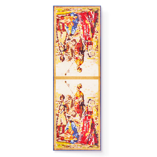 Armenian women with traditional Taraz silk scarf